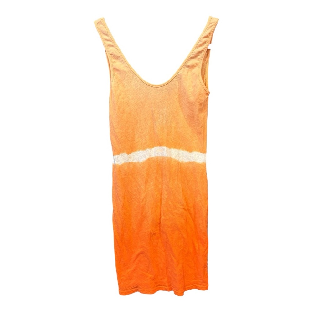 T-Shirt Dress Orange Ombre Tie Dye Tank Sleeveless Casual Medium ARZ